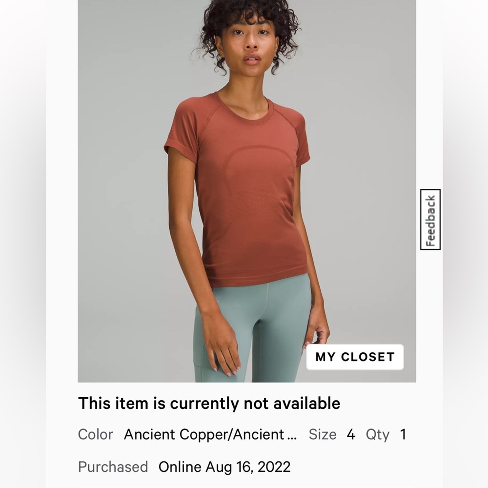 Lululemon Swiftly Tech 2.0 SS - Race